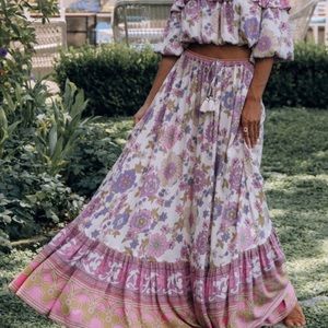 Spell & the Gypsy Buttercup Floral Maxi skirt